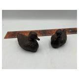 Cast iron ducks