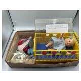 1964 Suzy Cute doll,crib and accessories