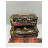 2 die cast cars
