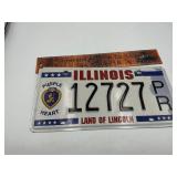 Illinois Purple Heart tag
