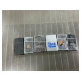6 zippo lighters