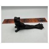 Cast iron frog door stop