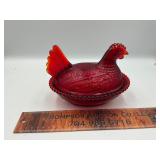 Hen on the nest