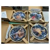 4 Star Trek collectors plates