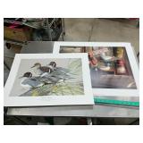 2 signed prints