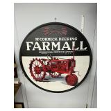 Metal Farmall sign
