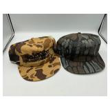 Red man and Levi Garrett hats