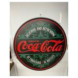 Metal Coke sign