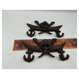 Cast iron pirates hooks