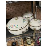Enamel pots