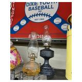 2 oil lamps
