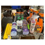 Large lot of car cleaning supplies