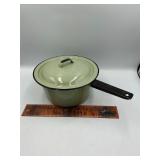 Vintage enamel pot
