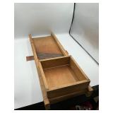 Antique slaw board