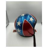 Vintage motorcycle helmet