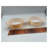 2 Fire King bowls