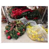 7 Christmas wreaths and floral