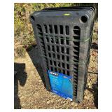 Plastic shelf