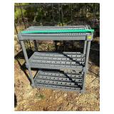 Plastic shelf