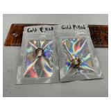 2 gold filled pins