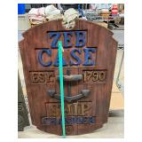 Large wooden sign