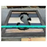 Wooden sea horse