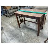 Antique mission oak desk
