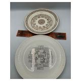 1954 & 1968 calendar plates