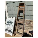 Wooden ladder