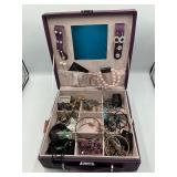 Jewelry box with contents