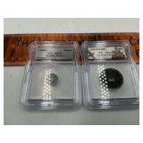 Japanese and Egyptian coins