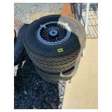 Golf cart tires and wheels