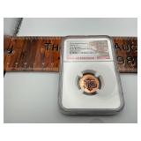 2018 S 1 Cent PF69 RD Reverse Proof