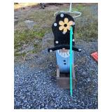 Wooden planter box