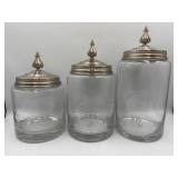 Glass canister jar