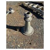 Lamp pole base