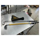 Golf clubs and cover