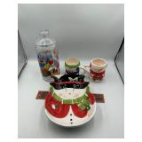 Assorted Christmas dishes