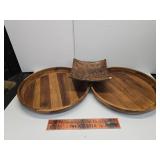 Wood trays