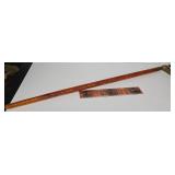 Brass duck head cane, head is loose