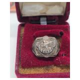 Vintage World War II Honorable Discharge ring