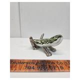 Art glass frog
