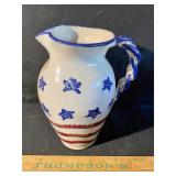 Nichols pottery patriotic pitcher