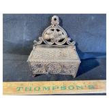 Cast iron match holder