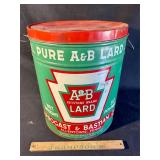 A & B lard can 5 gal