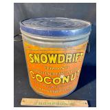 Snowdrift shredded coconut 5gal can