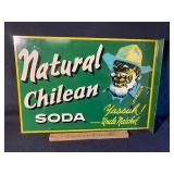 Natural Chilean soda flange sign