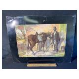 Green river whiskey metal sign