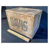 Davis baking powder box