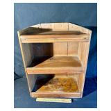 Small primitive open cupboard